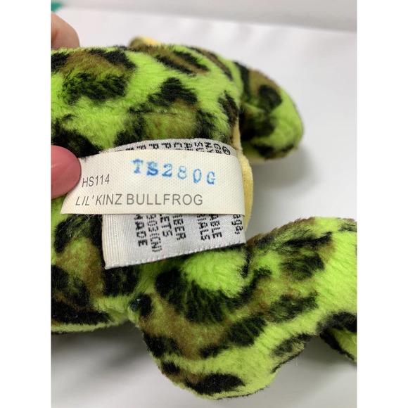 Gantz Lil' Kinz Bullfrog Webkins Plush Stuffed Animal Toy Green Frog No Code - Picture 7 of 9